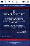 Cover for Abordări inovative privind extragerea conţinutului  informaţional util din imagini digitale: teză de doctorat