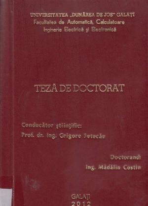 Cover for Cercetarea şi contribuţii asupra structurilor de conversie electromecanică în sistemele eoliene: teză de doctorat