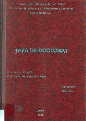 Cover for Managementul carierei în întreprinderile din România - prezent și perspective: teză de doctorat