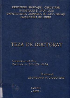 Cover for Tematizarea identității în literatura Europei Centrale: teză de doctorat