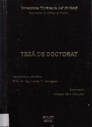 Cover for Evaluarea calităţilor apelor de suprafaţă cu ajutorul metodelor statistice: teză de doctorat