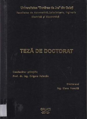 Cover for Studii și contribuții privind integrarea sistemelor de stocare a energiei electrice utilizate pe vehicule autonome: teză de doctorat