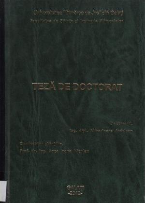 Cover for Impactul transglutaminazei microbiene asupra gelurilor acide obținute din proteinele laptelui din perspectiva relației structură-funcție: teză de doctorat