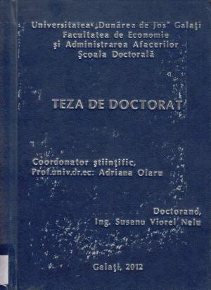 Cover for Reengineering-ul organizațiilor din industria tipografică, ca urmare a integrării in Uniunea Europeană: teză de doctorat