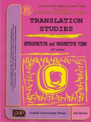 Cover for Translation Studies. Retrospective and Perspective Views