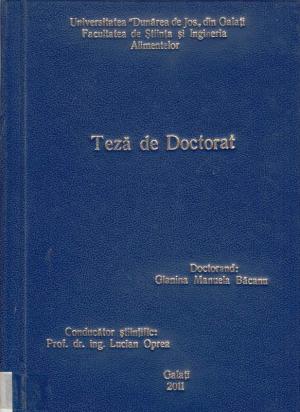 Cover for Cercetări privind diversitatea şi dinamica microbiotei din sisteme recirculante de acvacultură industrială: teză de doctorat