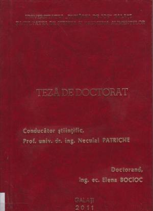 Cover for Cercetări privind utilizarea probioticelor în acvacultura industrială din sistemele recirculante: teză de doctorat