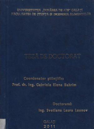 Cover for Obţinerea şi caracterizarea unei lipaze bacteriene active la temperaturi scăzute: teză de doctorat