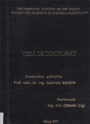 Cover for Obţinerea şi caracterizarea glicozid-hidrolazelor din familia xilanaze biosistetizate de streptomicete selecţionate: teză de doctorat