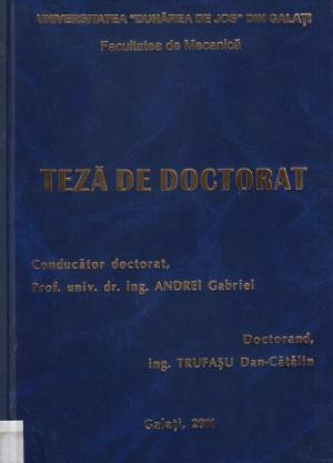 Cover for Caracterizarea mecanică şi tribologică a nanocompozitelor polimerice cu matrice polimerice cu matrice polieter-eter-cetonă şi aditivi nanoscopici: teză de doctorat