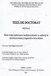 Cover for Filme semiconductoare multifuncţionale cu aplicaţii în optoelectronică și dispozitive fotovoltaice: teză de doctorat