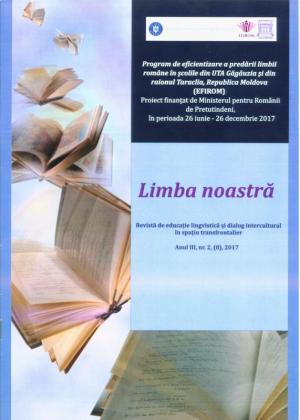 Cover for Revistă de educație lingvistică și dialog intercultural în spațiu transfrontalier. Limba noastră