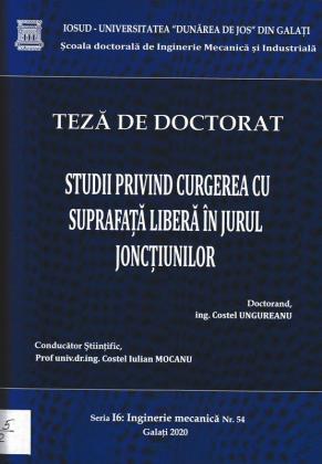 Cover for Studii privind curgerea cu suprafață liberă în jurul joncțiunilor: teză de doctorat