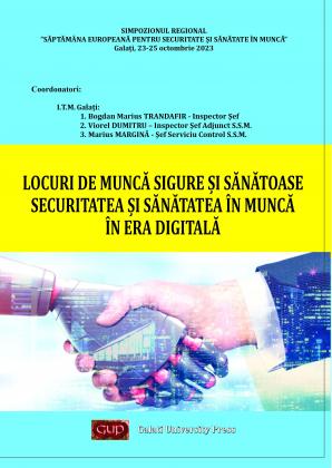 Cover for Locuri de munca sigure si sanatoase. Securitatea si sanatatea in munca in era digitala